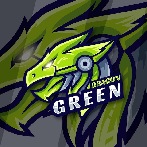 Vettore green dragon esport