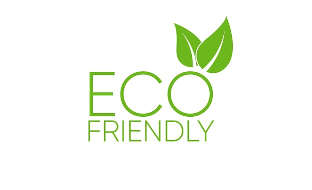 Green eco stickers eco friendly environment