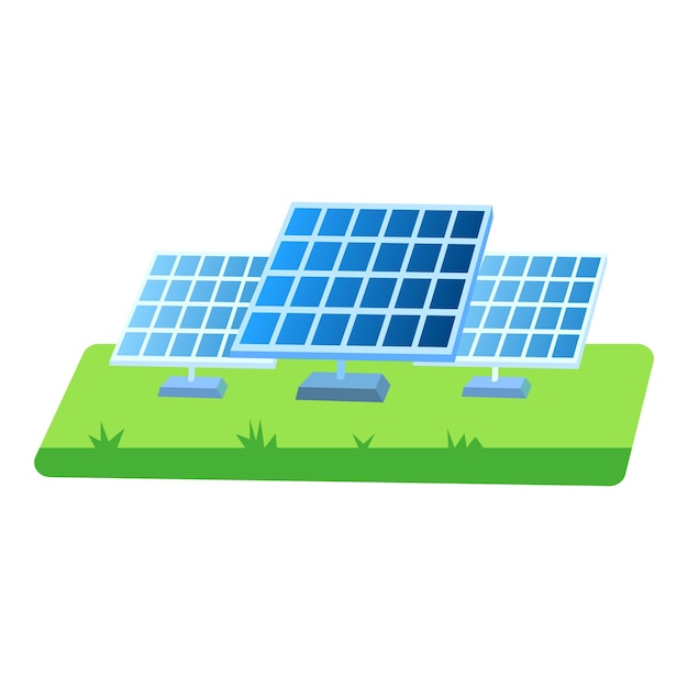 Green energy urban landscape ecology solar panel with sun power