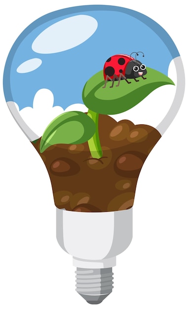 green energy vector concept