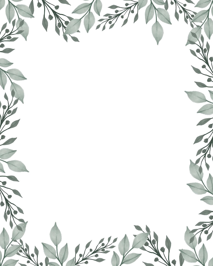 Vector 緑の花の水彩画の背景