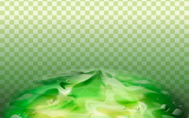 Elemento in gel verde