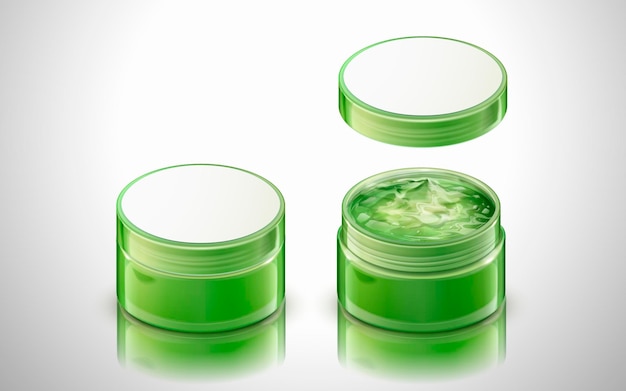 Vector green gel product