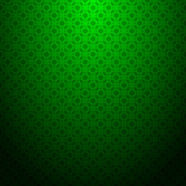 Green geometric seamless pattern