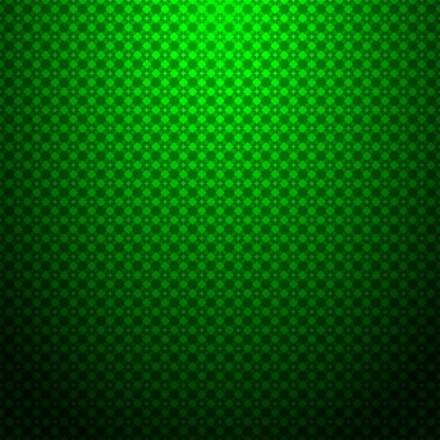 Green geometric seamless pattern