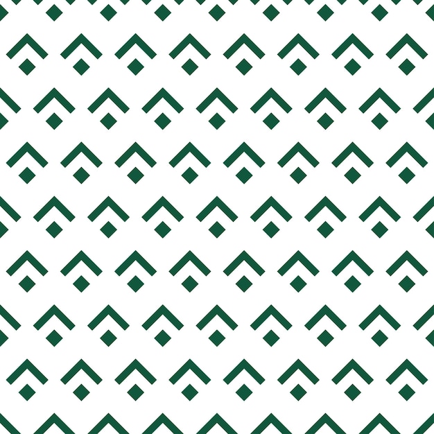 緑の幾何学模様のシームレスなパターン