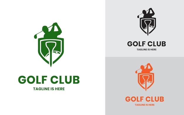 green golf sports logo