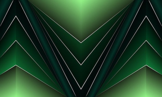 Vector green gradient abstract background for social media design wallpaper