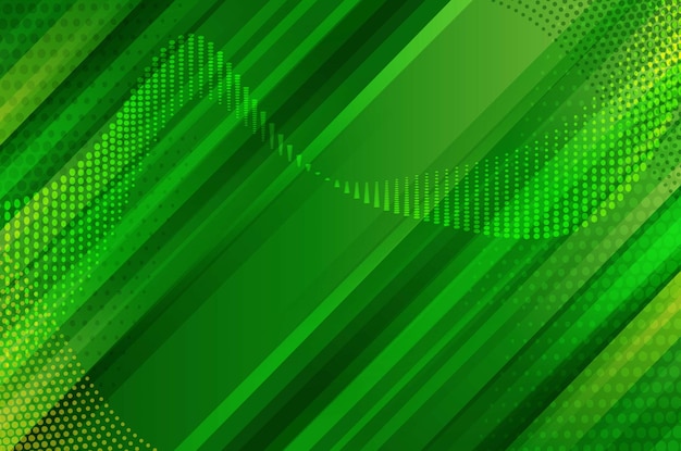 Green gradient abstract dynamic background