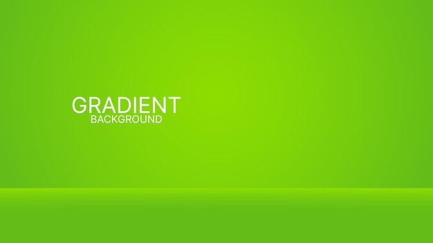 Green gradient background for product display