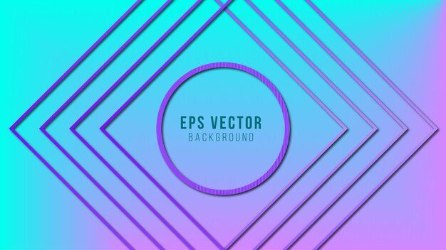 Green Gradient Line shape Background Abstract EPS Vector