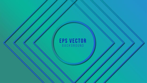 Green Gradient Line shape Background Abstract EPS Vector