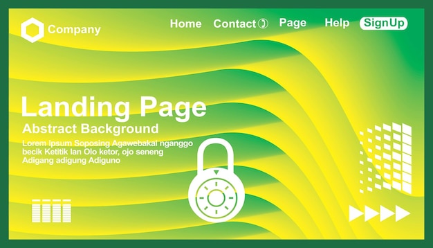 green gradient modern backgroun for landing page and any business