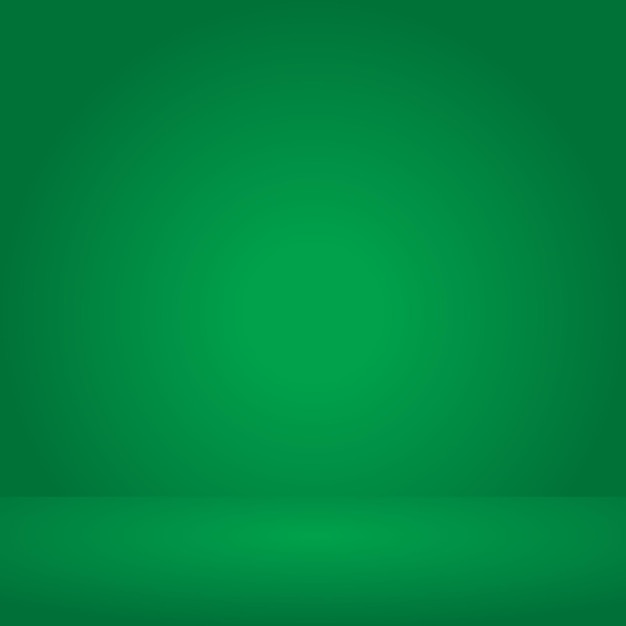 Vector green gradient studio background