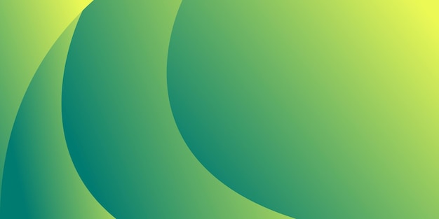 Green gradient wave abstrcat background design