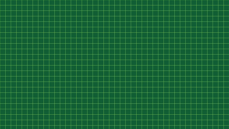 Vector green grid line background