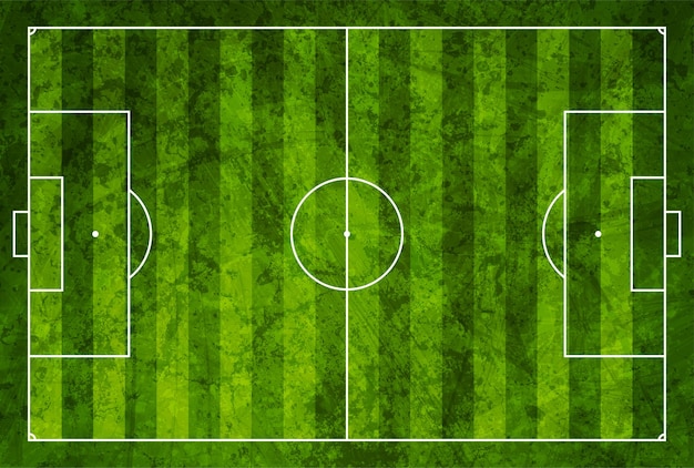 グリーン・グランジ・サッカー・フィールドの背景