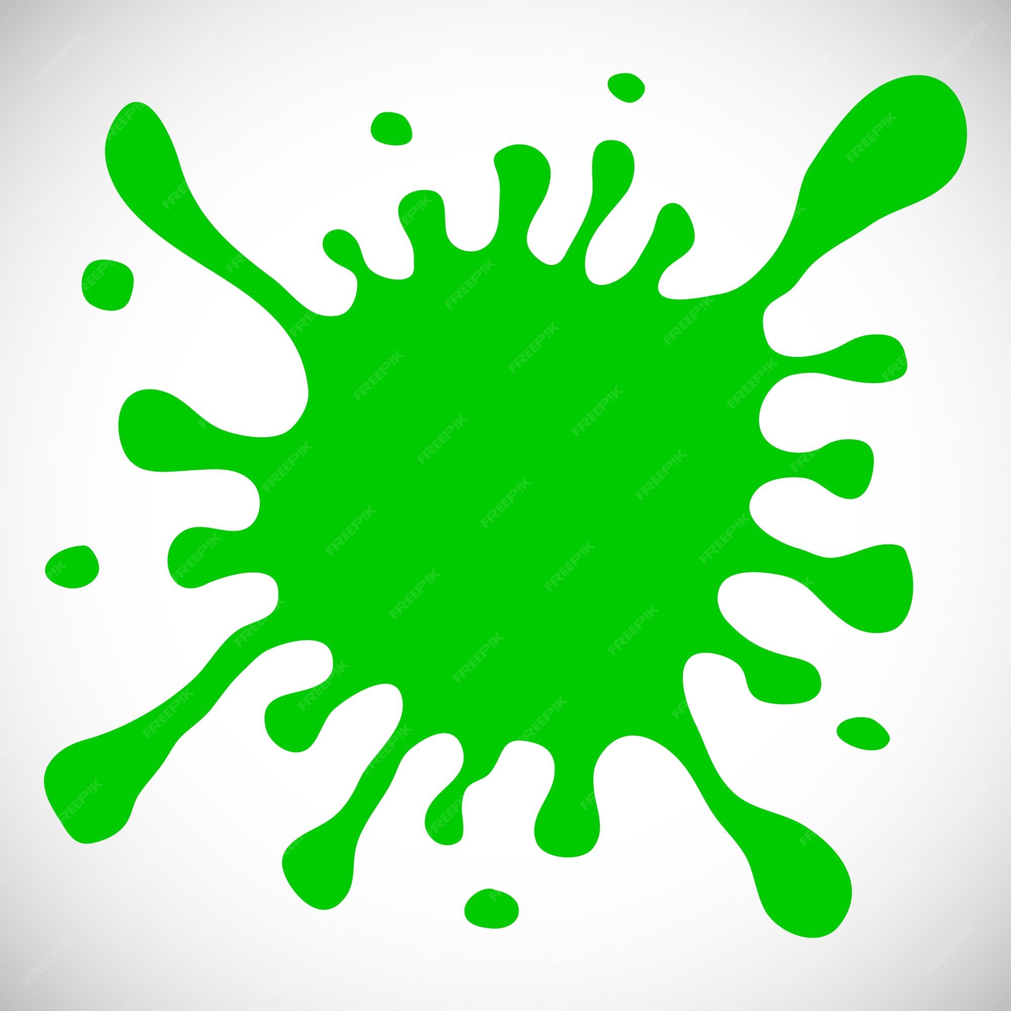 Premium Vector | Green hand drawn paint splash Premium Vector | Green hand drawn paint splash