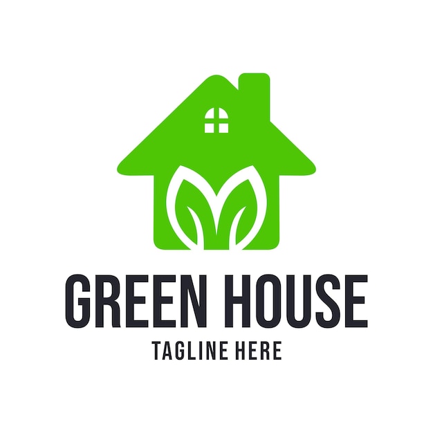 Green House Logo Design