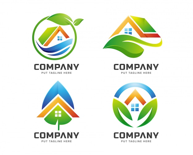 green house logo template for company