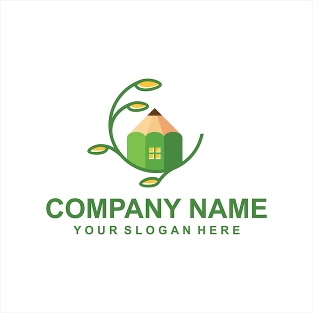 green house logo vector