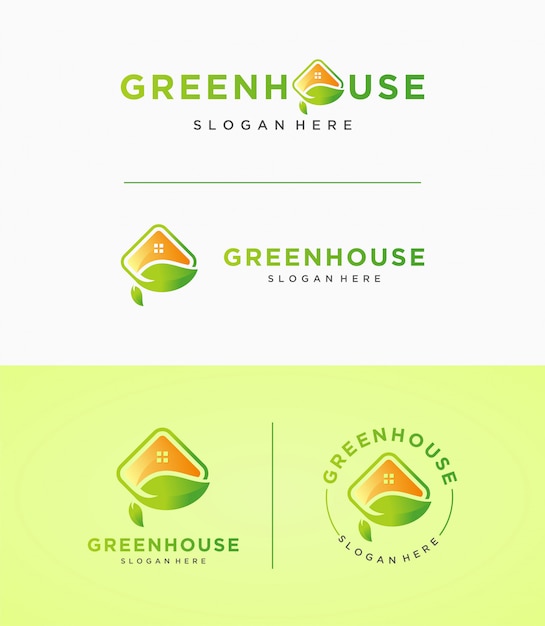 Green house logo