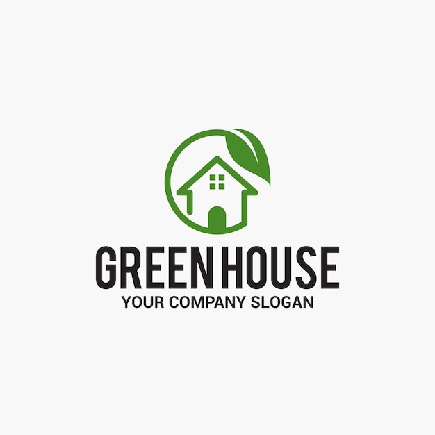 Green house logo