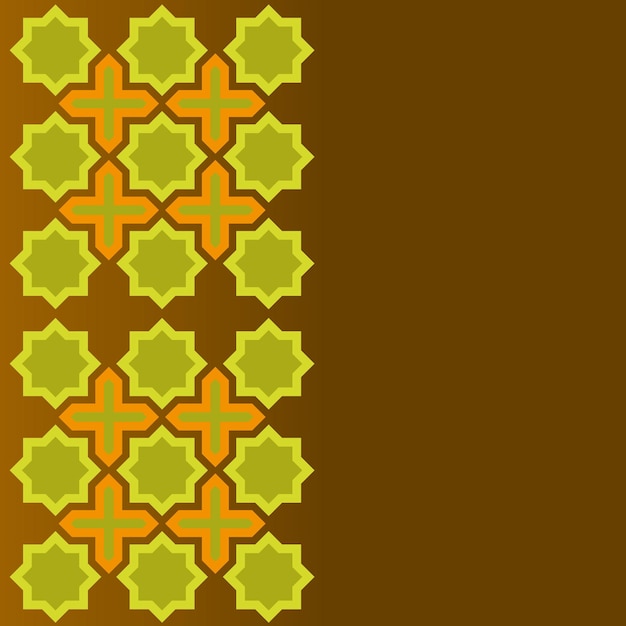 Green islamic pattern