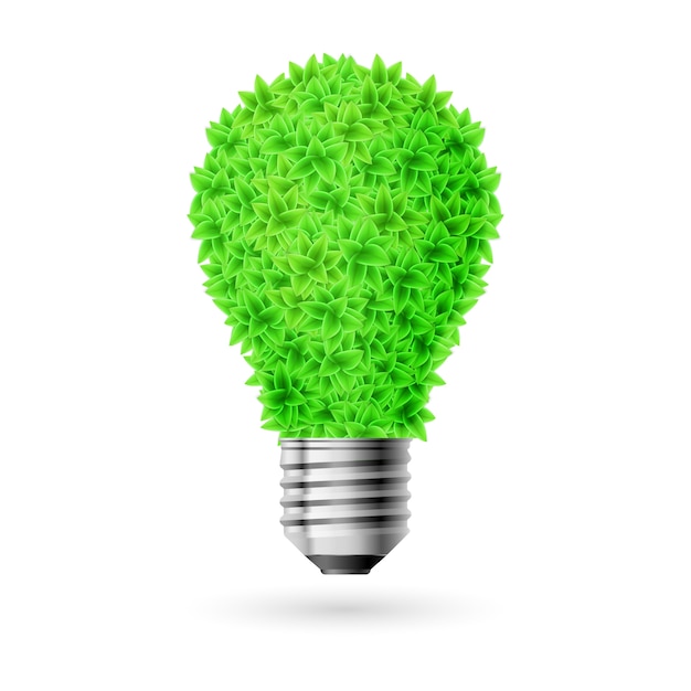 green lamp.