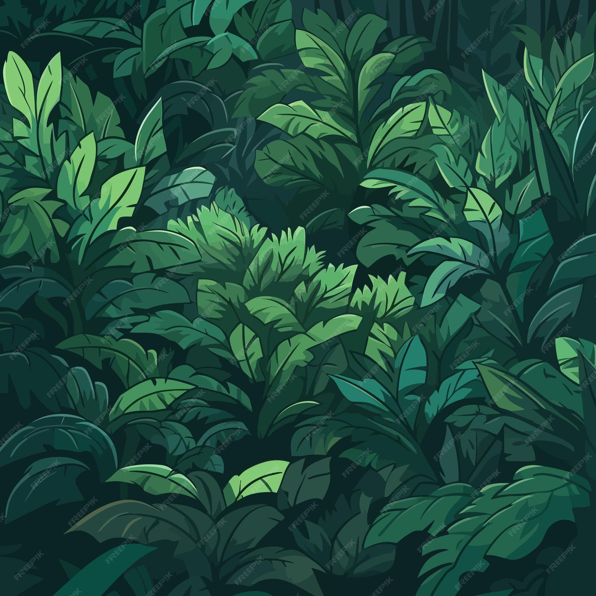Premium Vector | Green landscape