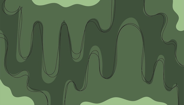 Vector green leaf abstract background