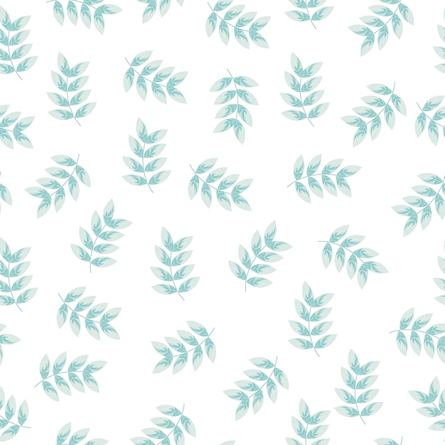 green leaf color seamless pattern