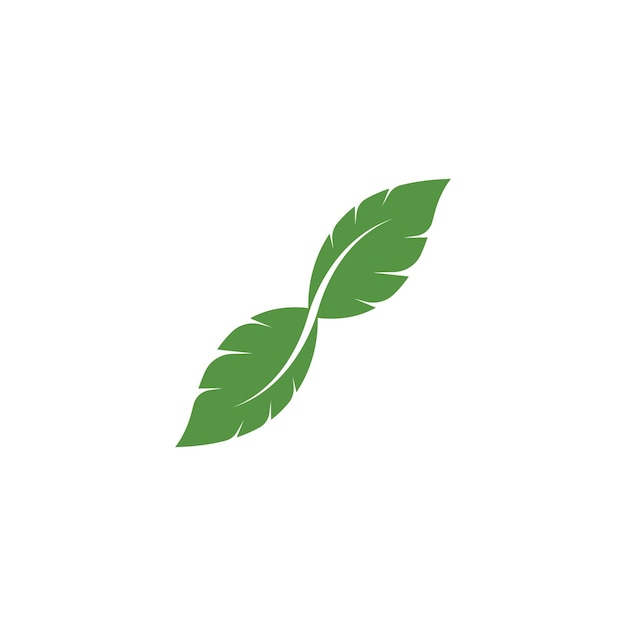 Green leaf ecology nature element vector icon of go green