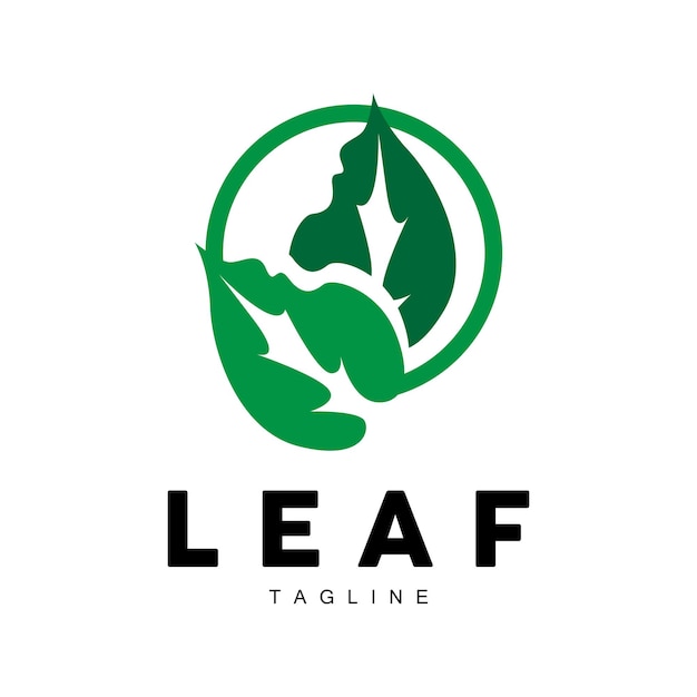 Green Leaf Logo Ecology Natural Plant Vector Nature Design Illustration Template Icon