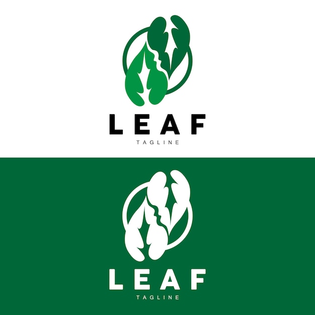 Green Leaf Logo Ecology Natural Plant Vector Nature Design Illustration Template Icon