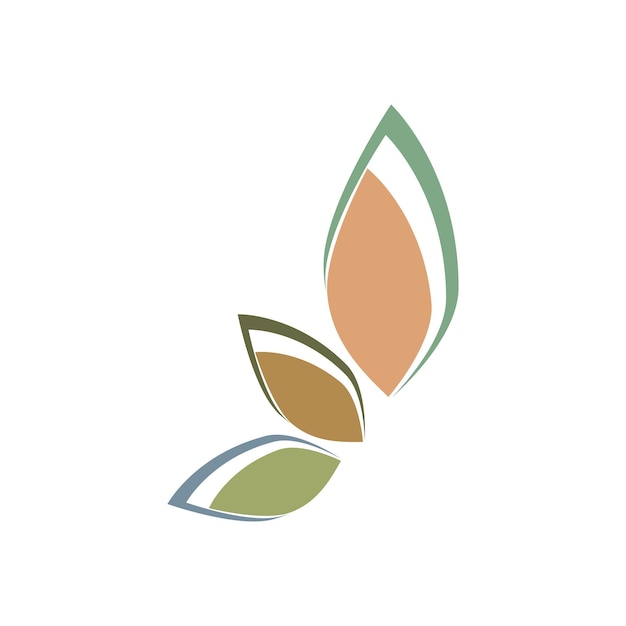 Green leaf logo ecology nature element vector icon