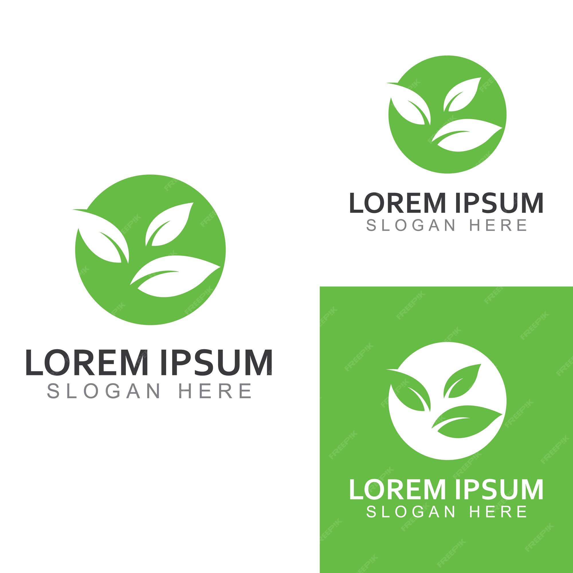 Premium Vector  Green leaf nature plant conceptual symbol vector