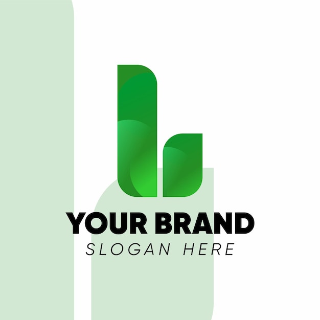 Vector green leaf logo