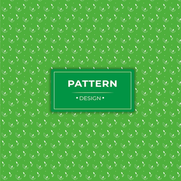 Green Leaf Seamless Pattern design