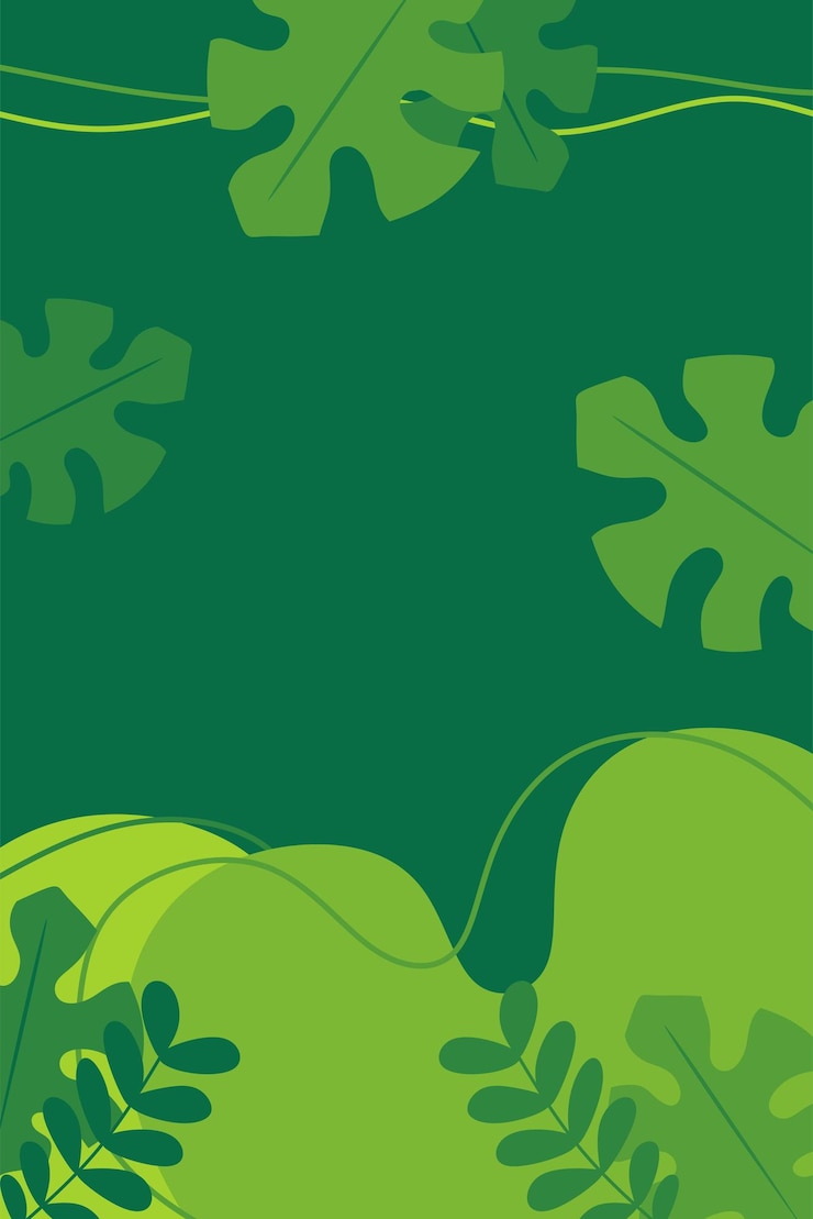 Green Leaves Background Design