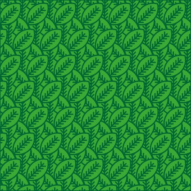 Green leaves pattern design