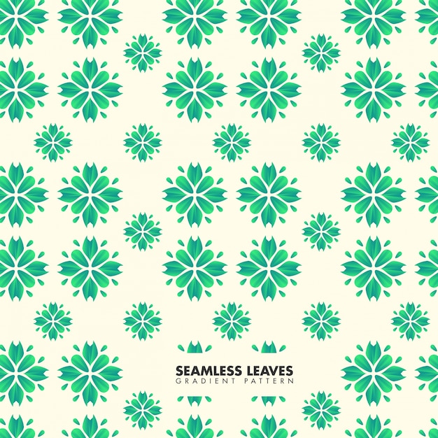 Green Leaves Seamless Pattern