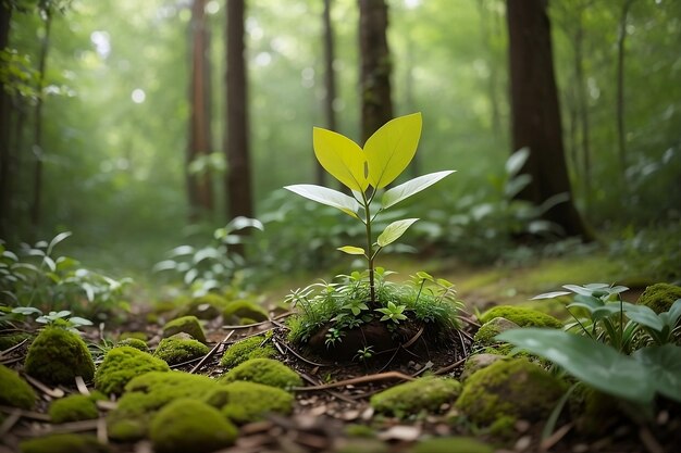 Green life plantengroei duurzaam tuinieren en milieuduurzaamheid in bossen