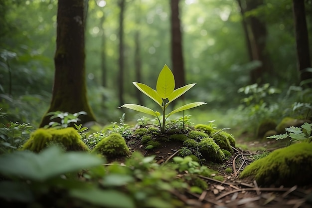 Green life plantengroei duurzaam tuinieren en milieuduurzaamheid in bossen