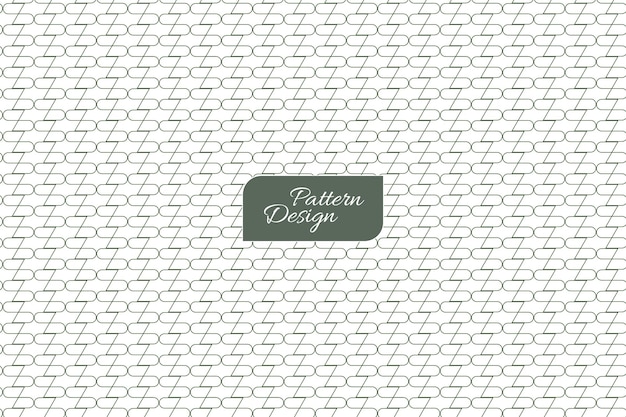 Green line geometric pattern style white background