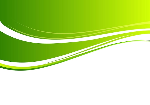 Premium Vector | Green lines vector abstract background template