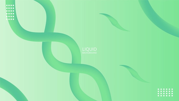 Sfondo liquido verde