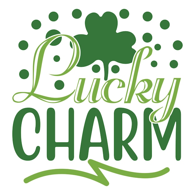 A green logo for a lucky charm