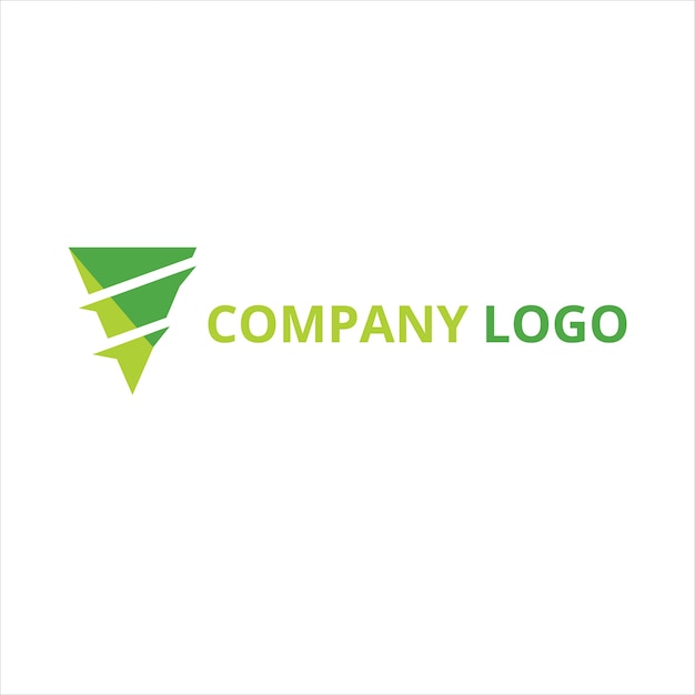 Vector green logo template