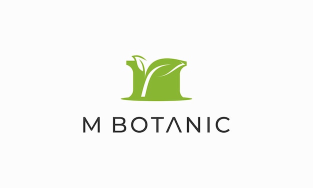 Green logo with the title'm botanical '